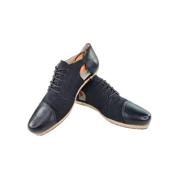 Camper Ltd To&ether Jaime Hayon Shoes US 10 Eur 43 Black Cutout Dress Espadrille - Picture 1 of 12